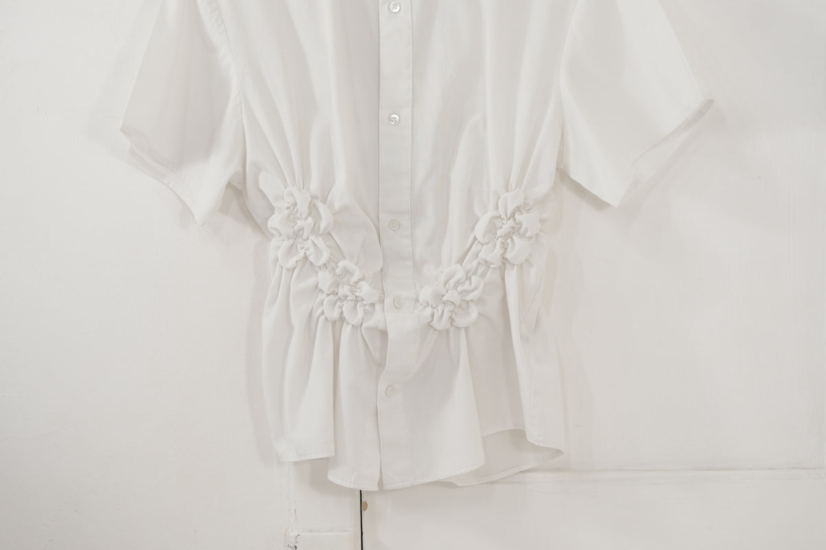 Camisa Florero - blanca