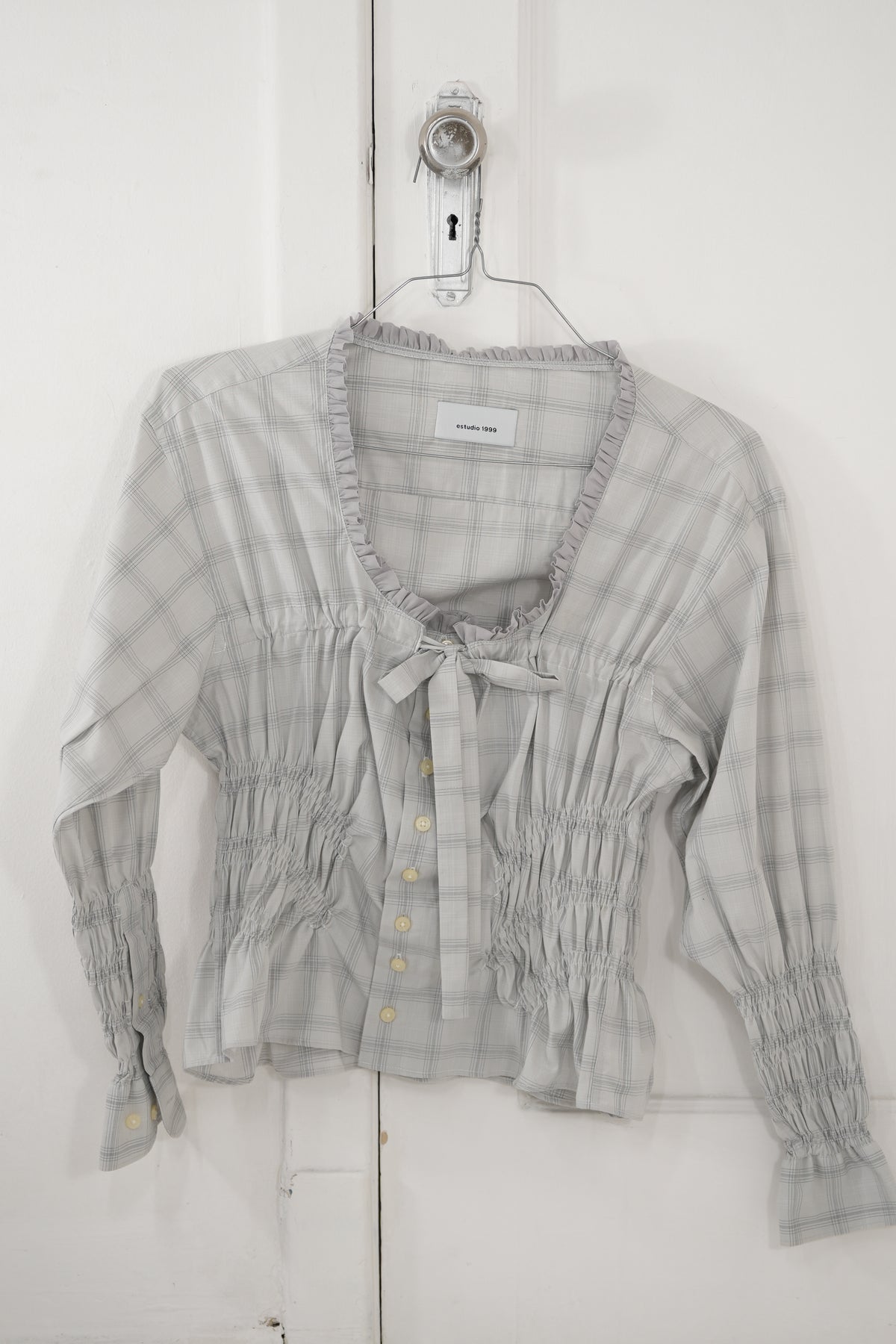 Camisa penumbra - gris a cuadros
