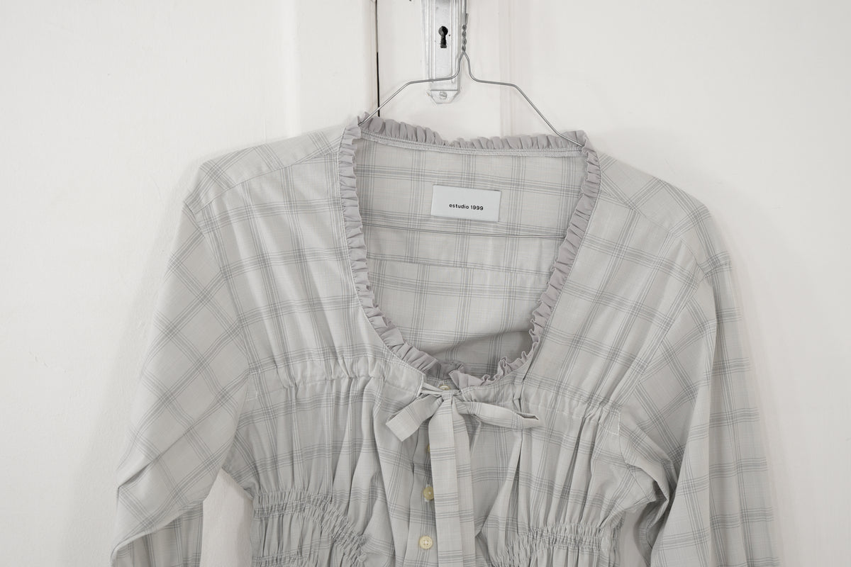 Camisa penumbra - gris a cuadros