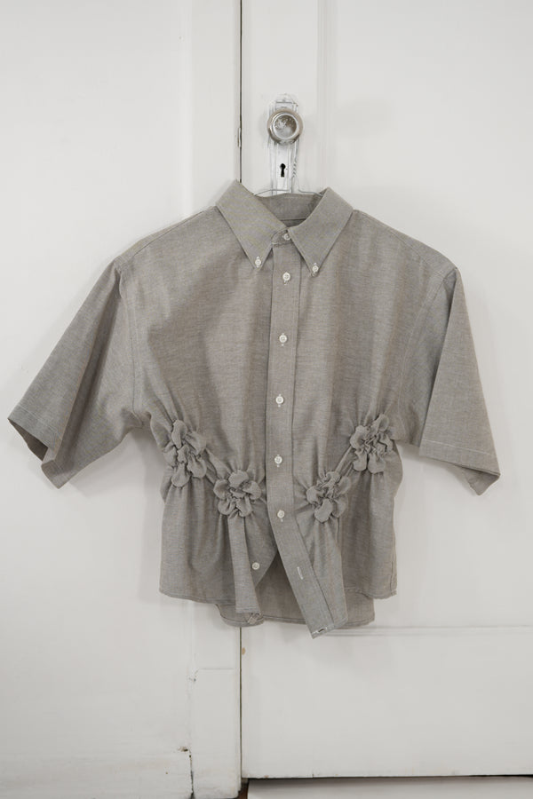 Camisa Florero - gris