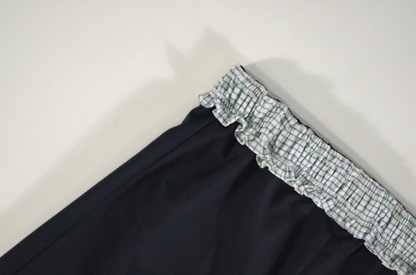 Falda Liceo - Pretina cuadros verde