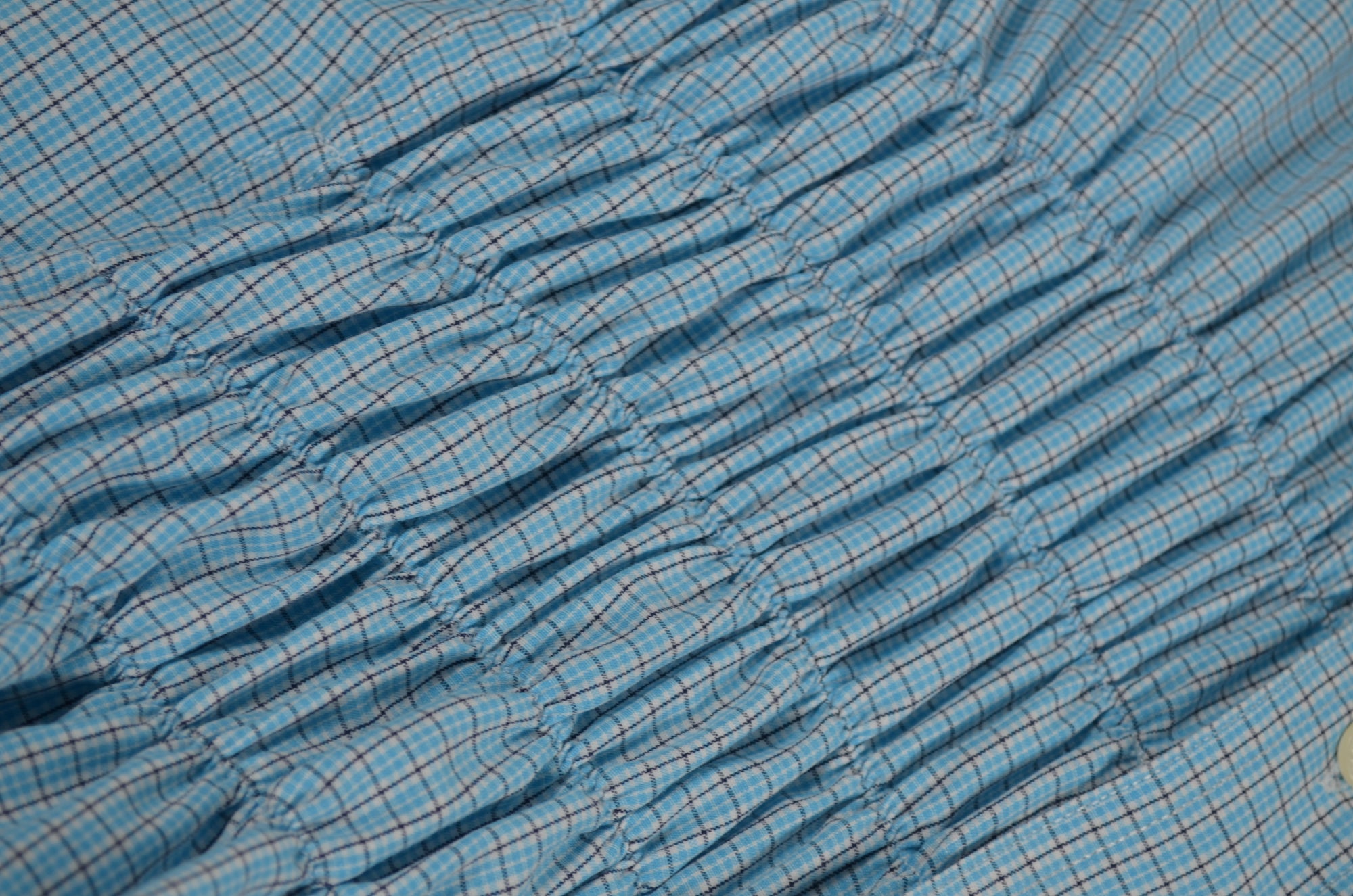 Camisa Cascada - Azul a cuadros