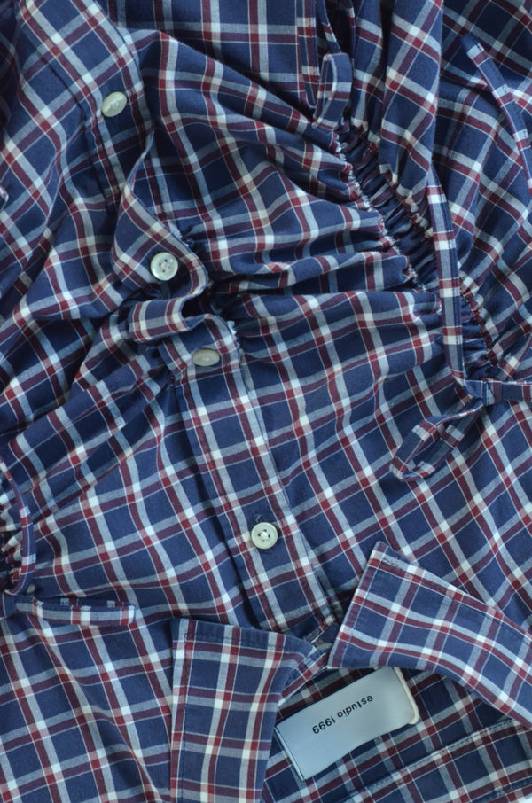 Valentine's -  Azul y cuadros rojos