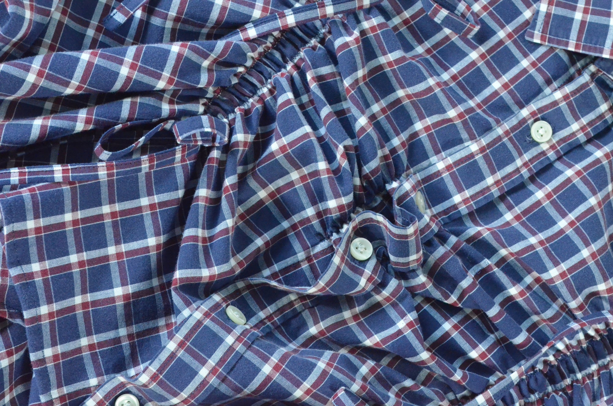 Valentine's -  Azul y cuadros rojos