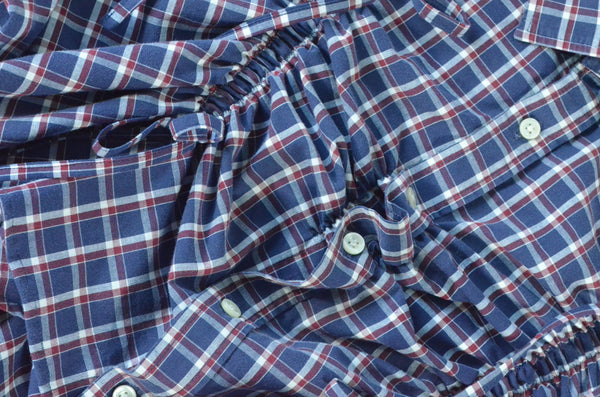 Valentine's -  Azul y cuadros rojos