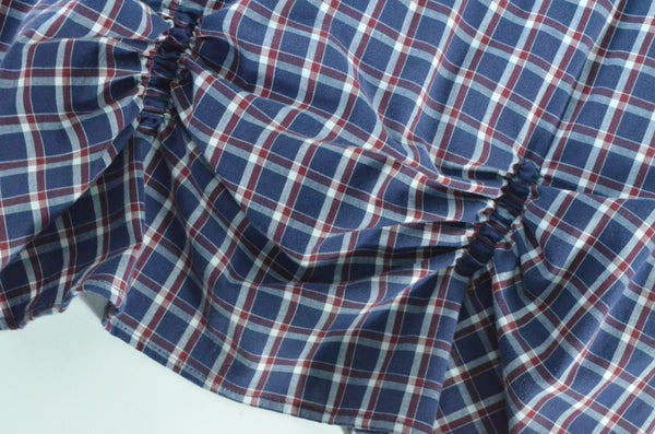 Valentine's -  Azul y cuadros rojos