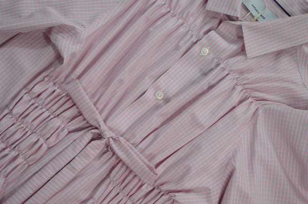 Camisa Bustier - Cuadros Rosa y rojo