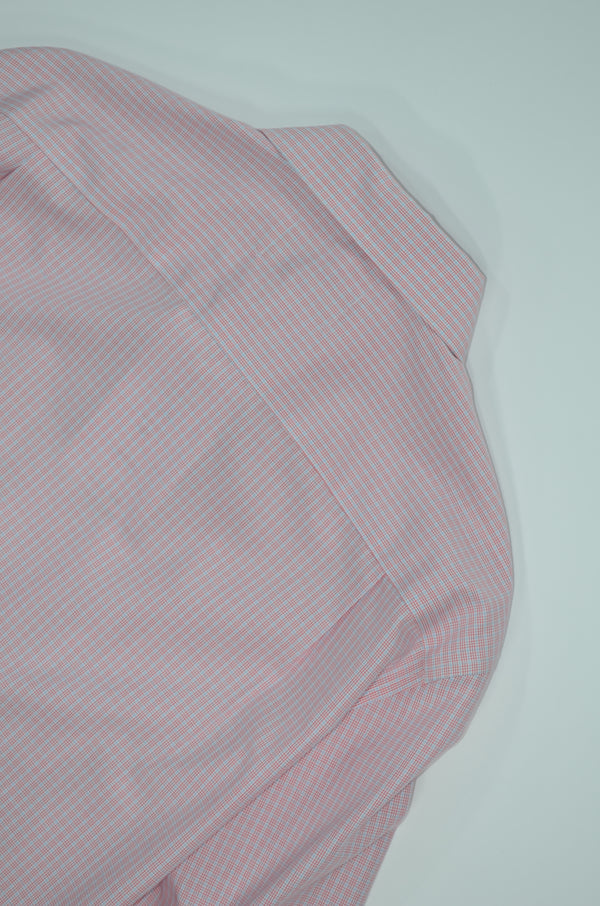 Camisa Bustier - Cuadros Rosa y rojo