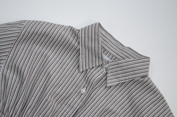 Camisa Cascada - Rayas café