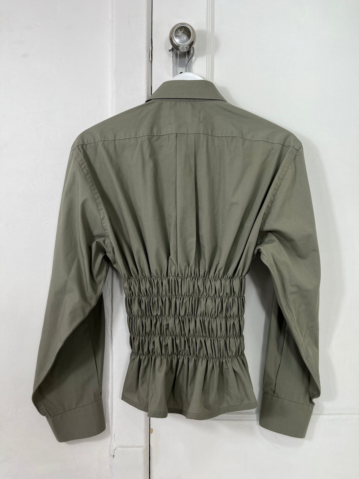 Corset Shirt - Olive Green