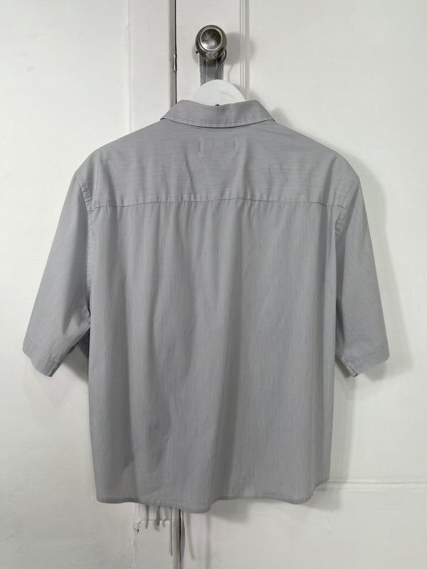 Cascada Shirt - White with Gray Stripes