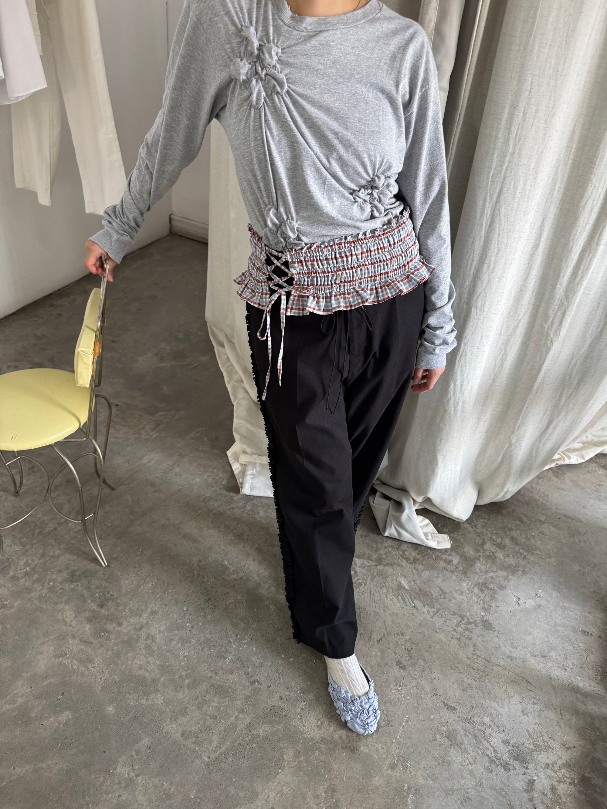 Mini Olan Belt - Azul y Rojo a cuadros