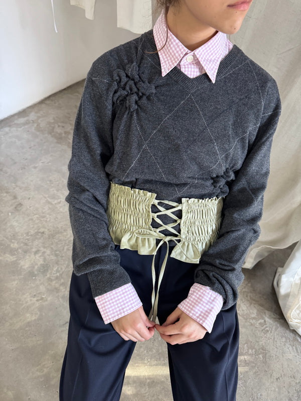 Mini Olan Belt - Verde Pistache