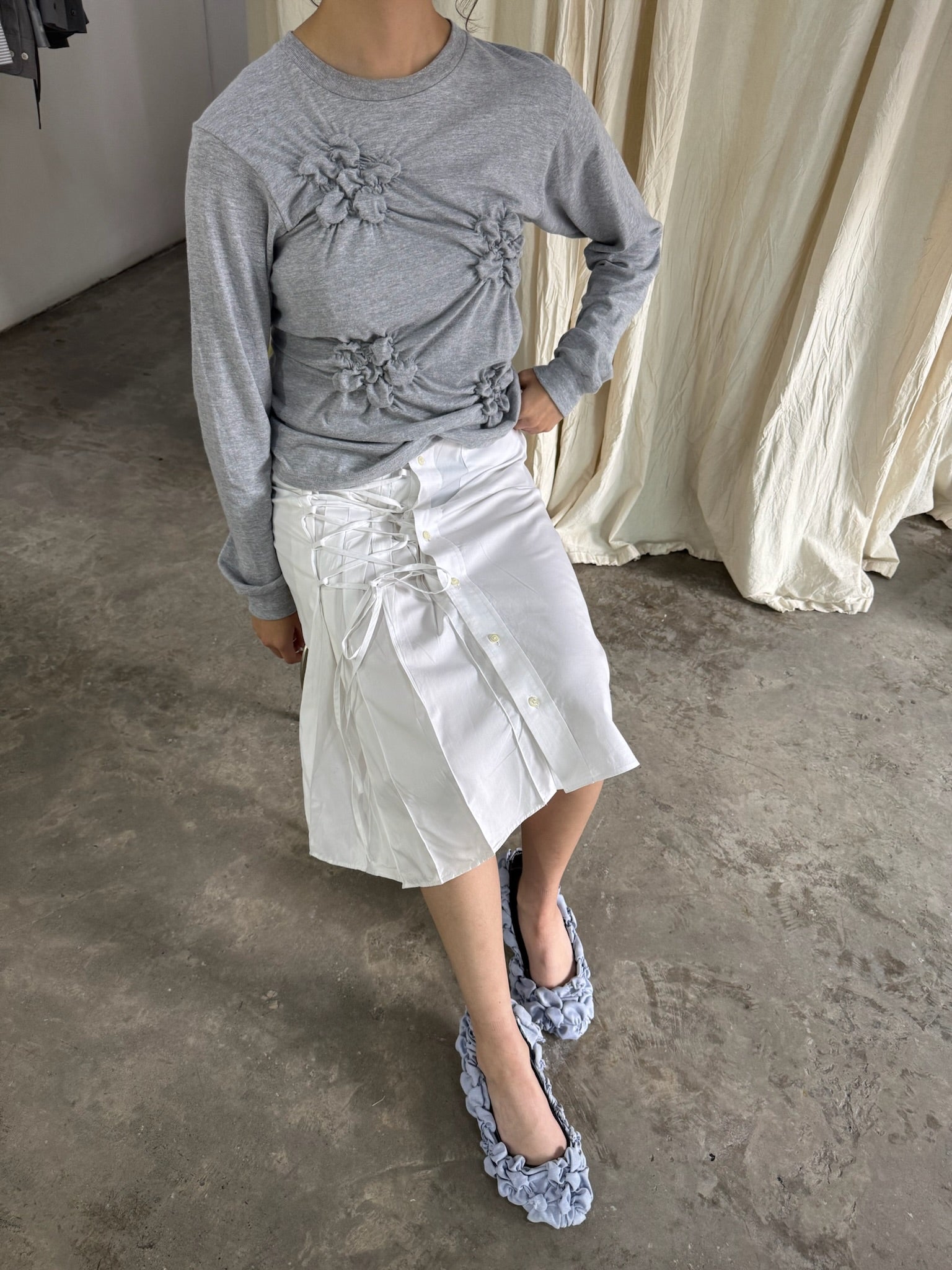 Flor  T-shirt Gray