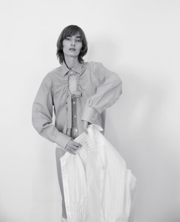 Camisa Ventana - Azul rayas