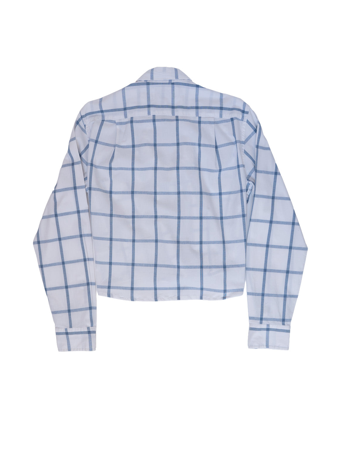 Camisa Ventana - Cuadros blanco y azul