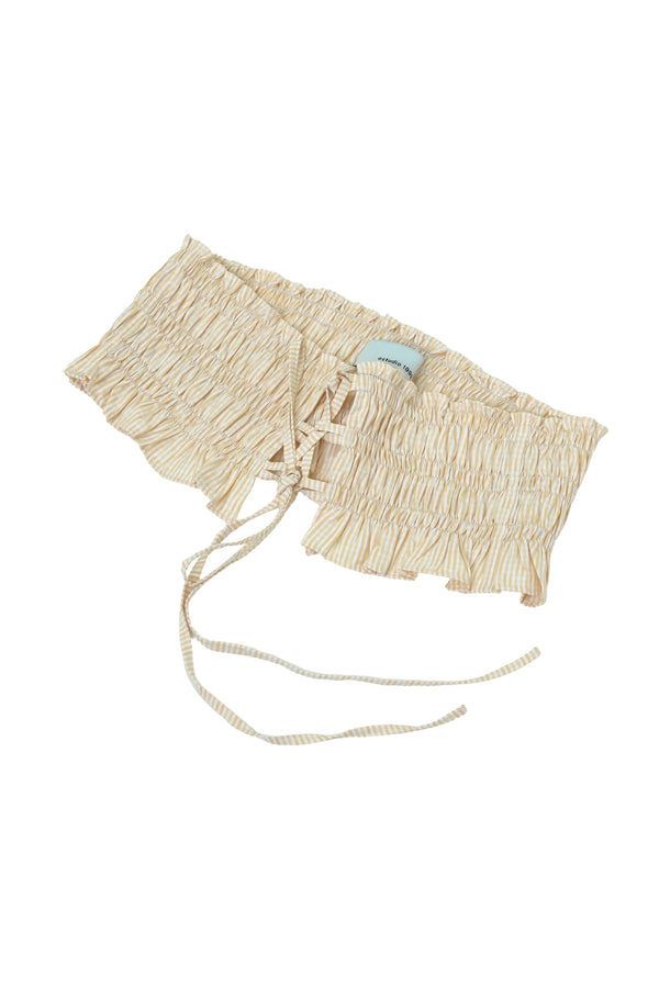 Mini Olan Belt - Durazno a rayas