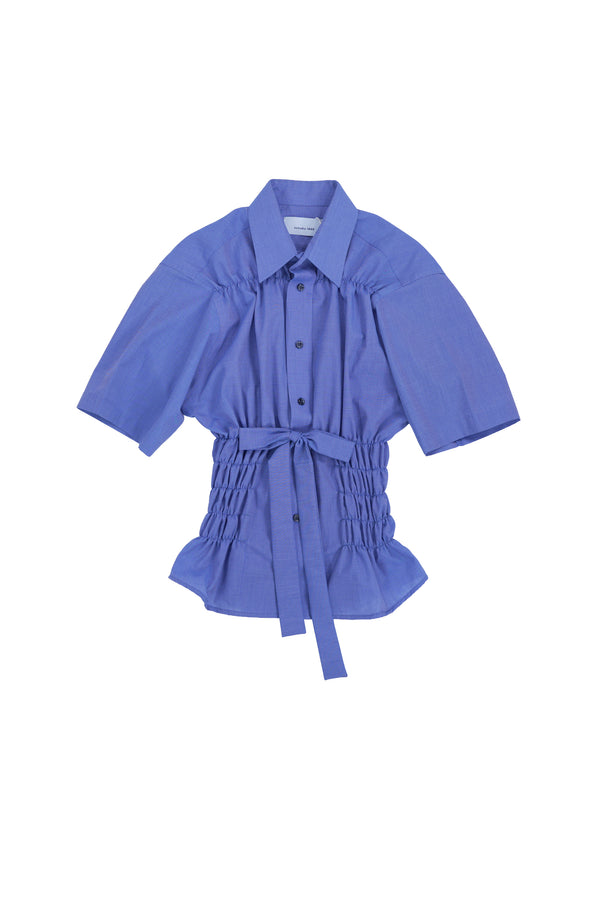 Camisa Corset - Azul