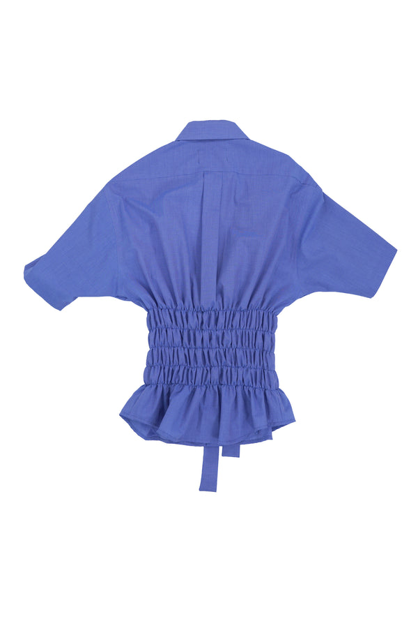 Camisa Corset - Azul