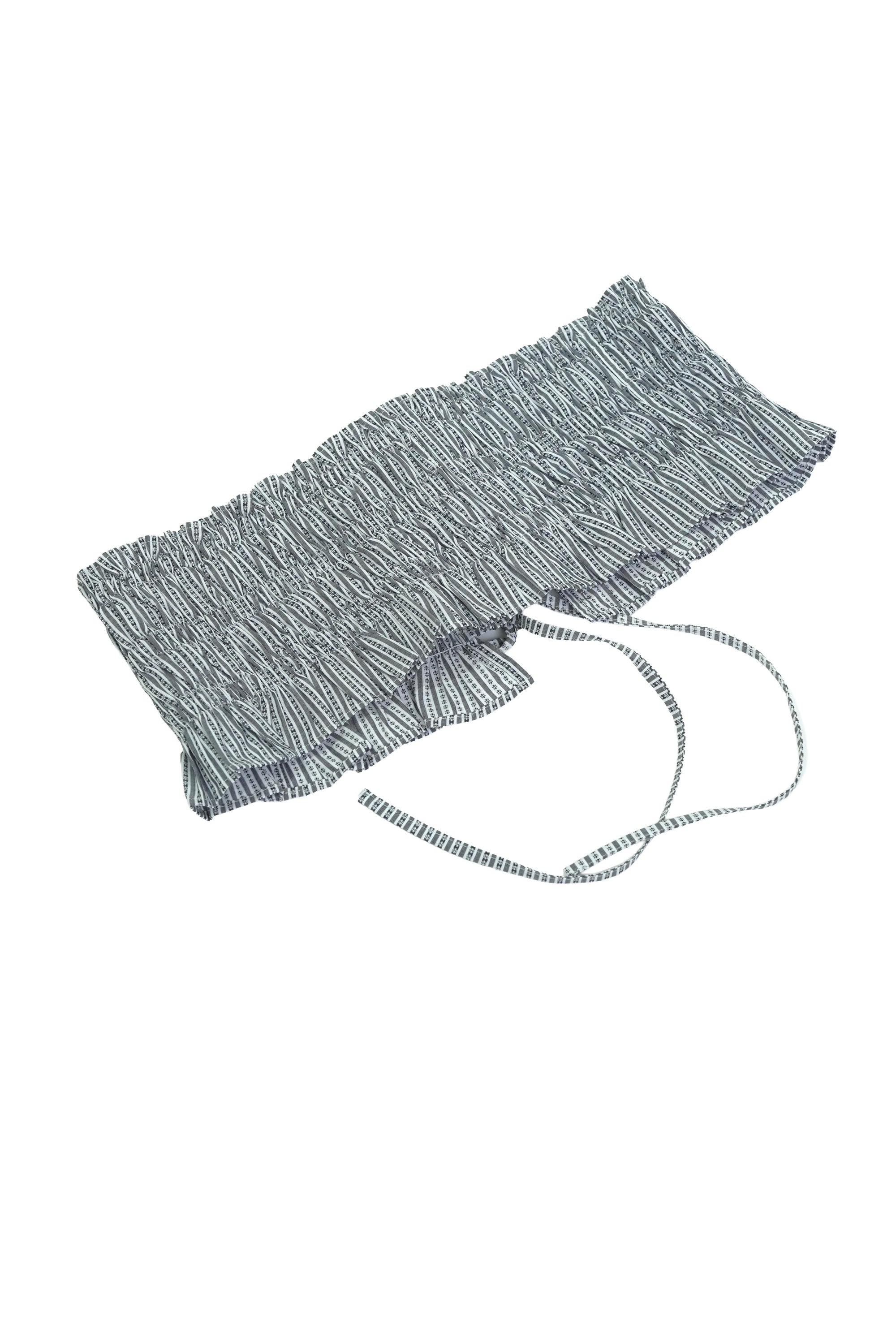 Mini Olan Belt - Gris a rayas