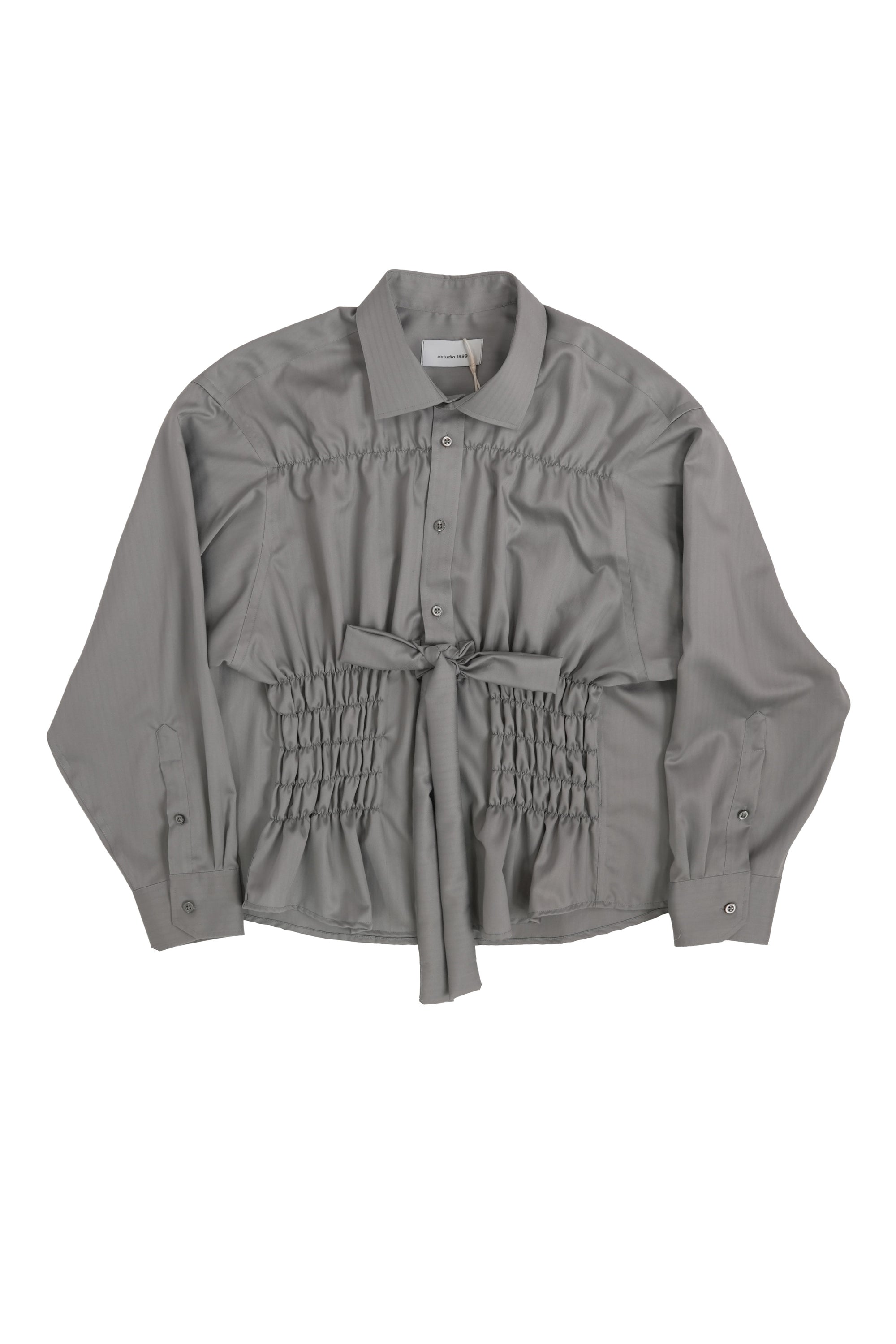 Camisa Bustier - Gris