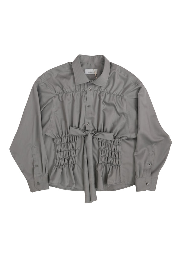 Chemise bustier - Gris