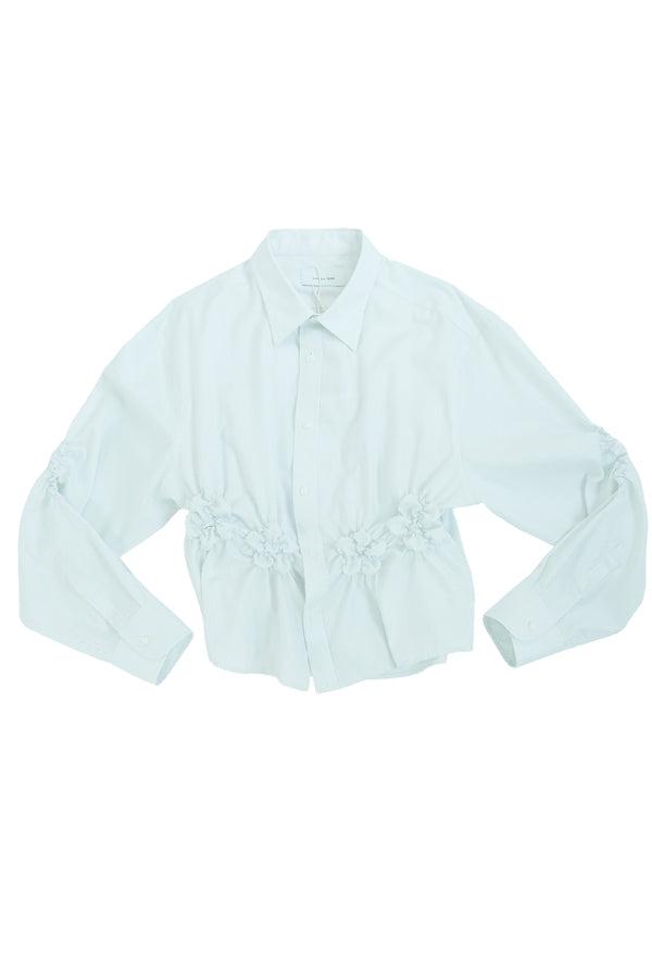 Camisa Florero - Blanco con Rayas