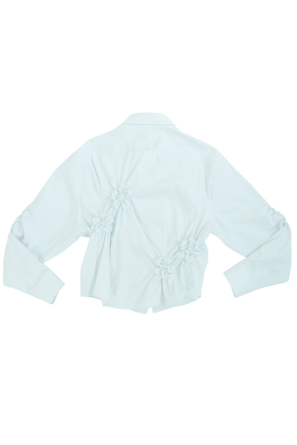 Camisa Florero - Blanco con Rayas