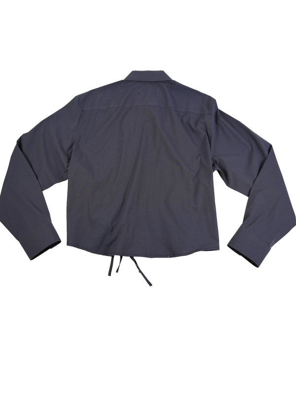 Camisa Cascada - Rayas navy