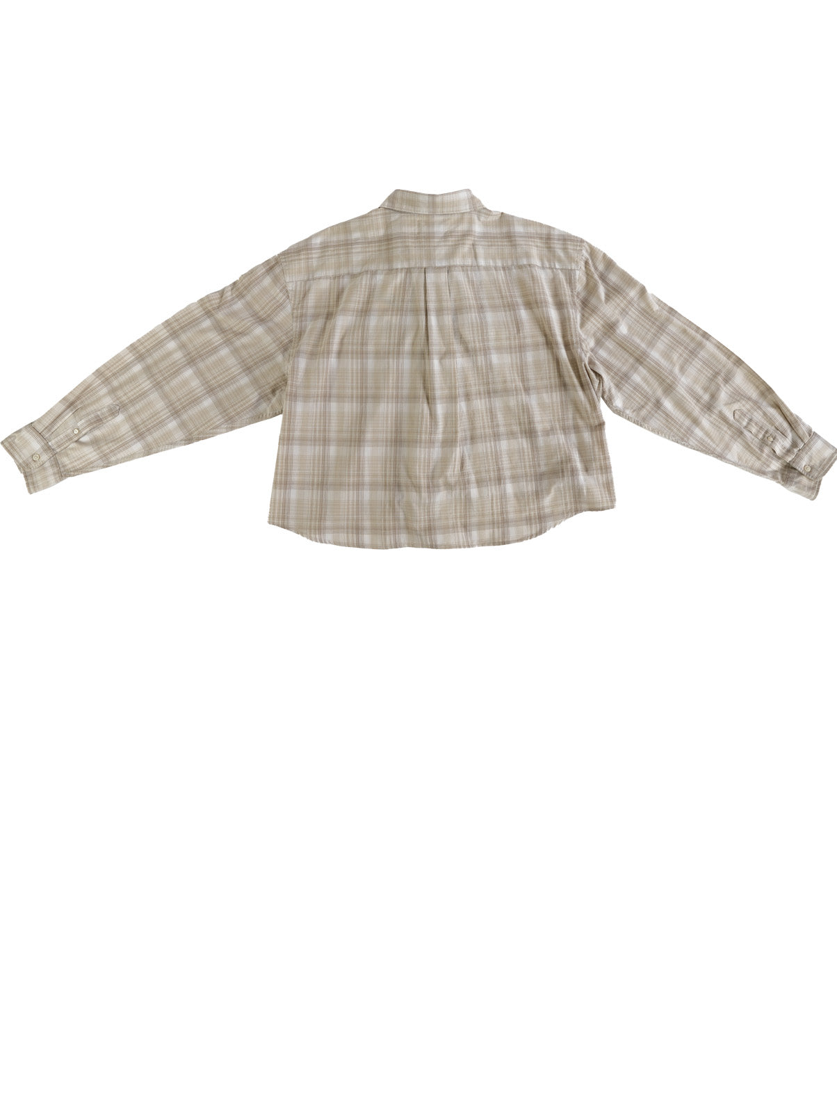 Camisa Ventana - Cuadros café y beige