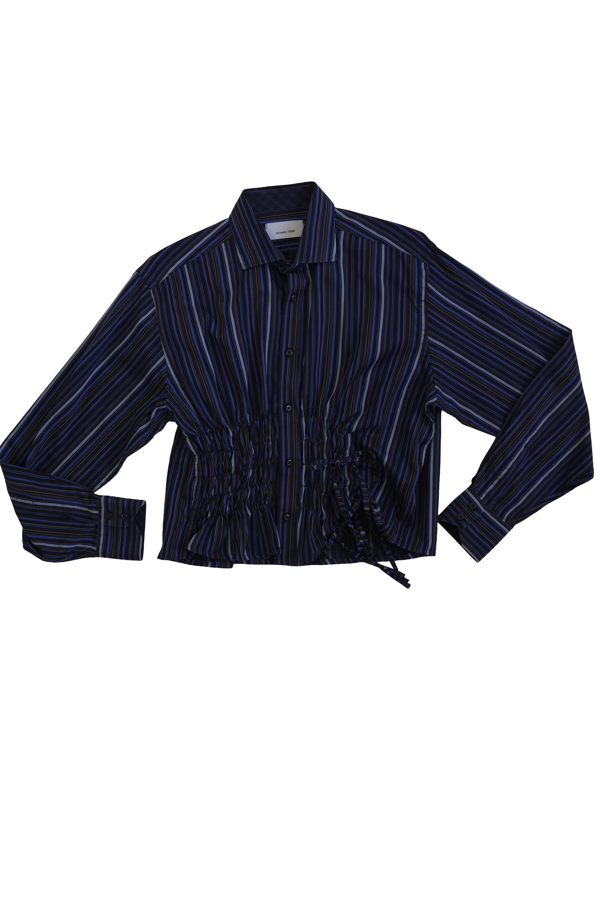 Camisa Cascada - Navy a rayas
