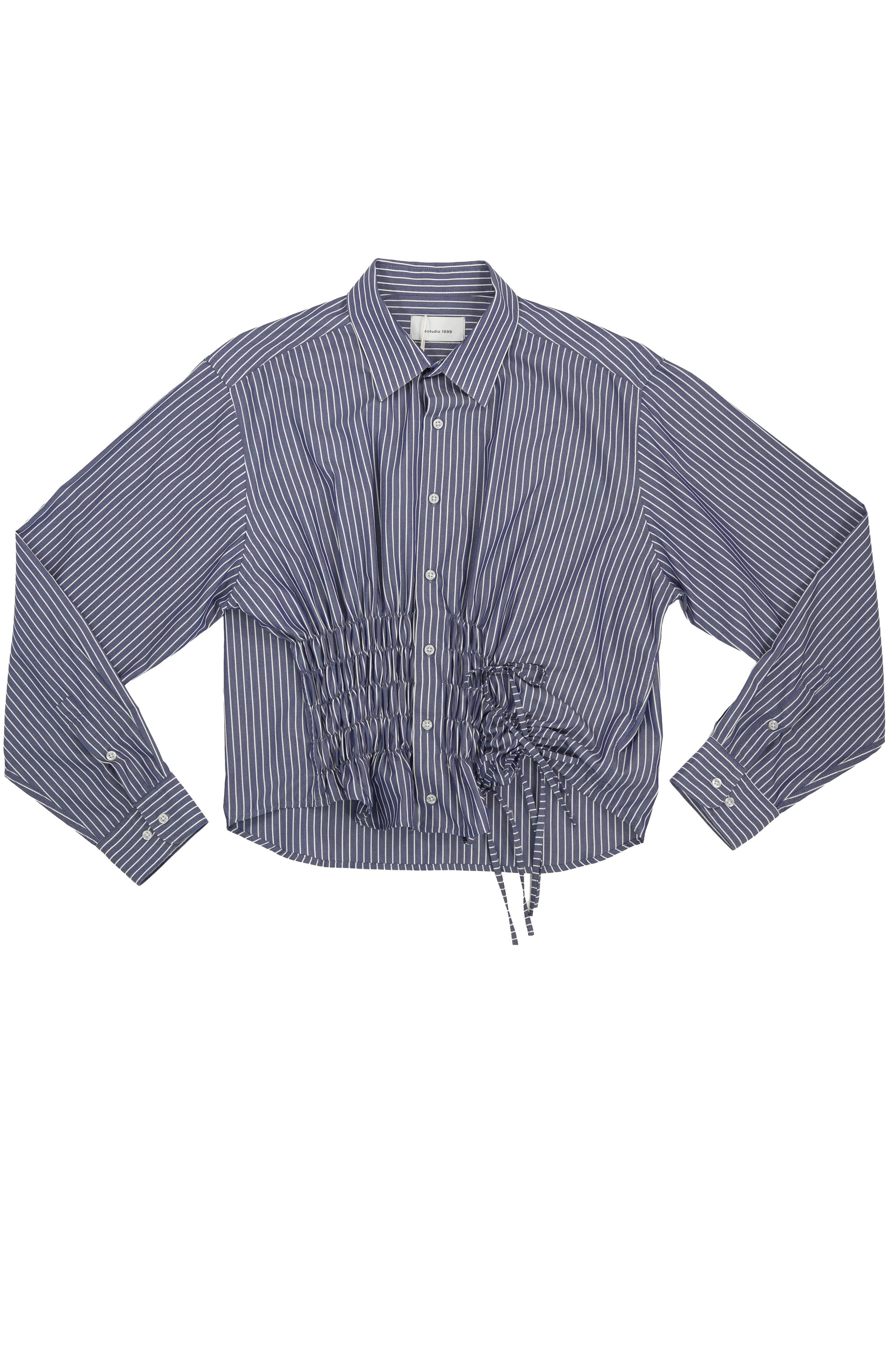 Camisa Cascada - Azul a rayas