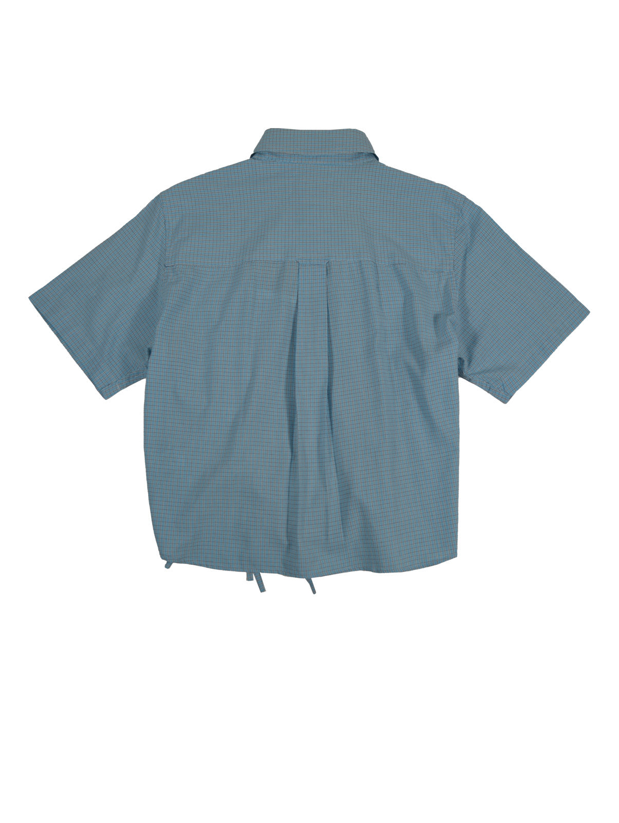 Camisa Cascada - Azul a cuadros