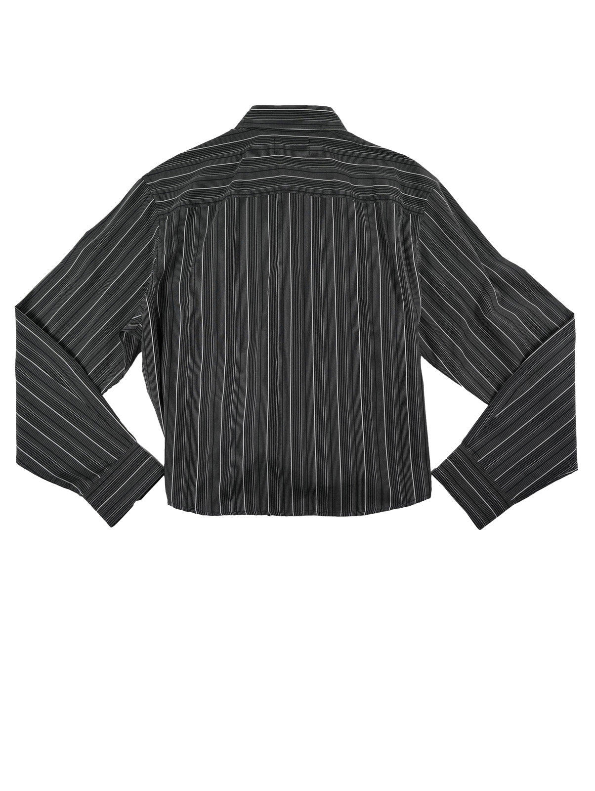 Camisa Cascada - Negra a rayas