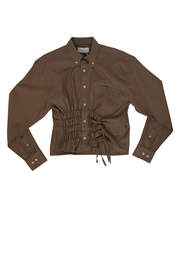 Cascading Shirt - Olive Green