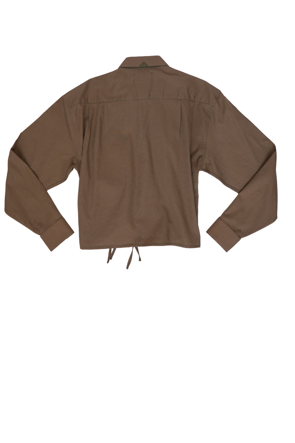 Cascading Shirt - Olive Green