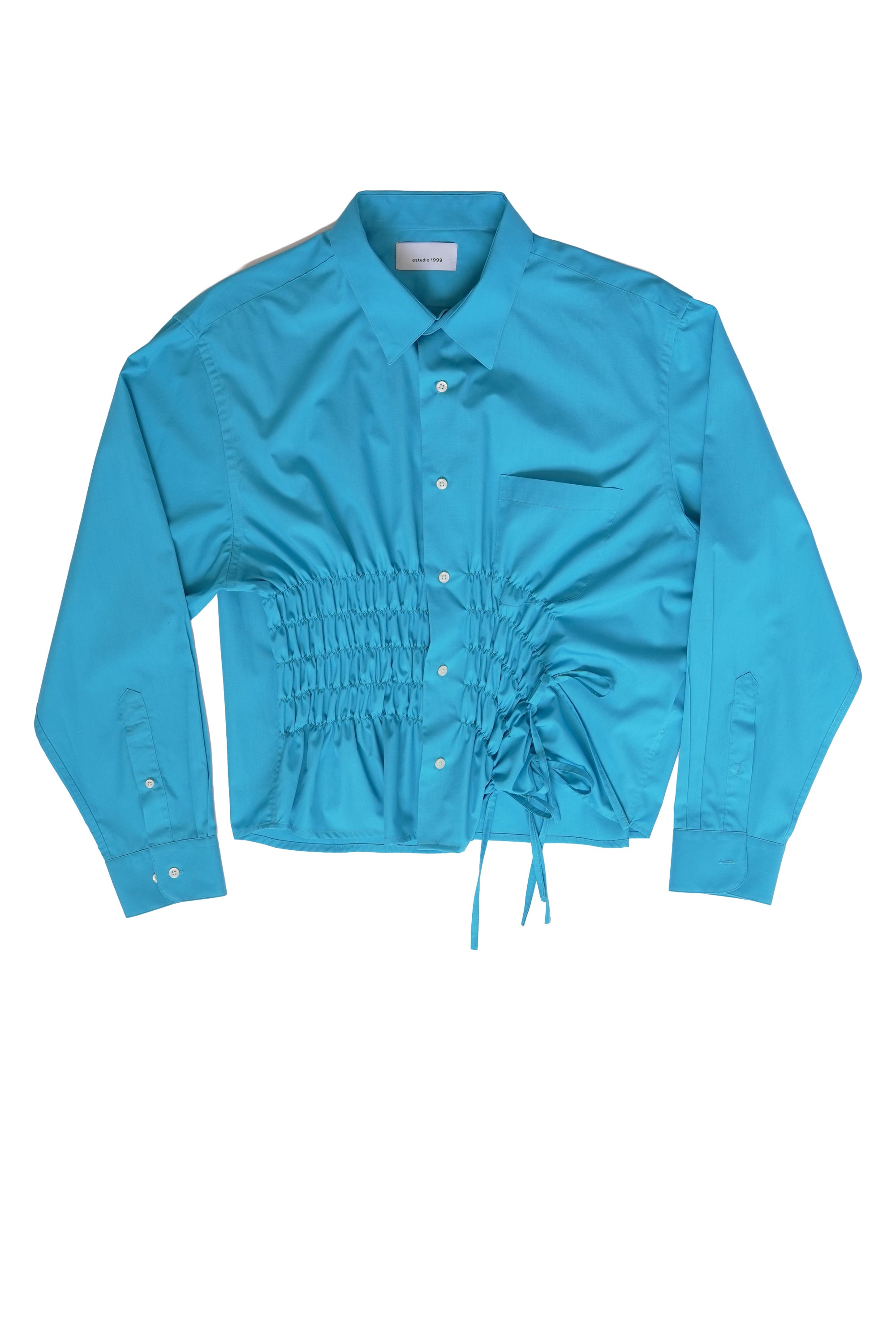 Camisa Cascada - Azul Turquesa