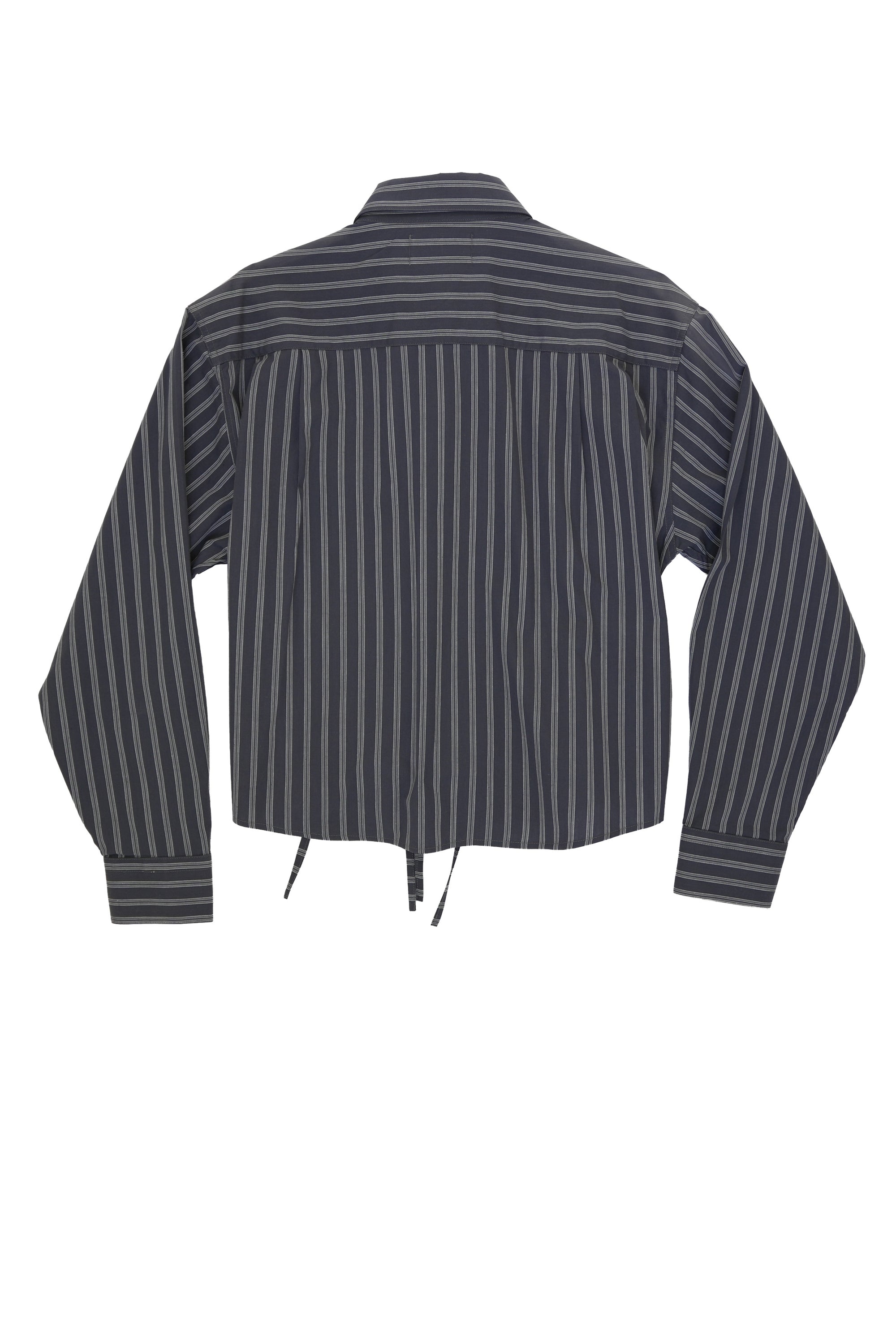 Camisa Cascada - Azul Cemento a rayas