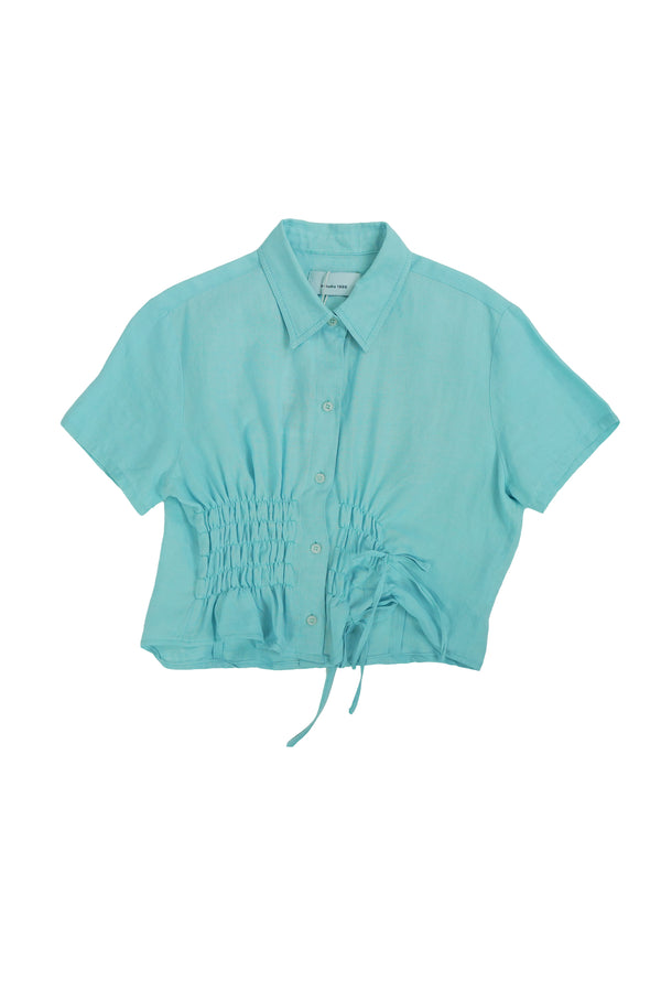 Camisa Cascada - Azul turquesa