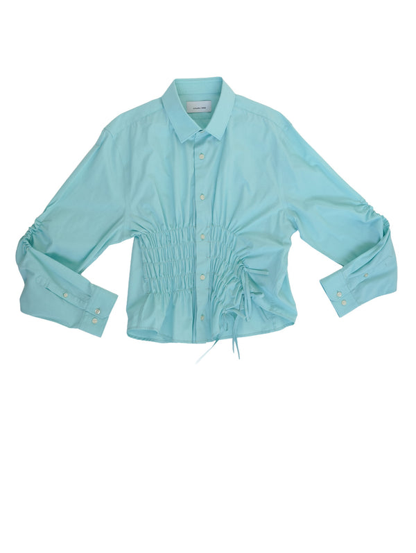 Camisa Cascada - Azul turquesa