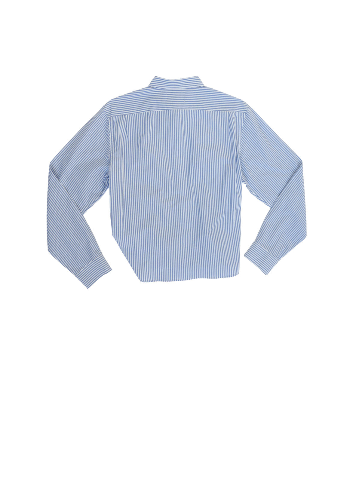 Cascade Shirt - Blue stripes with white bows