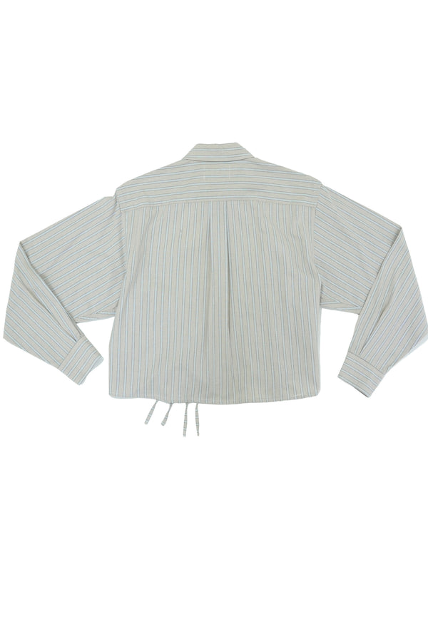 Camisa Cascada - Beige a rayas