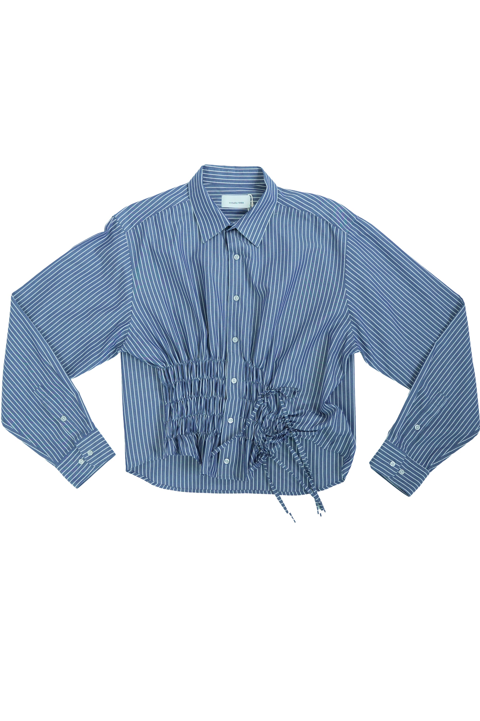 Camisa Cascada - Azul a rayas