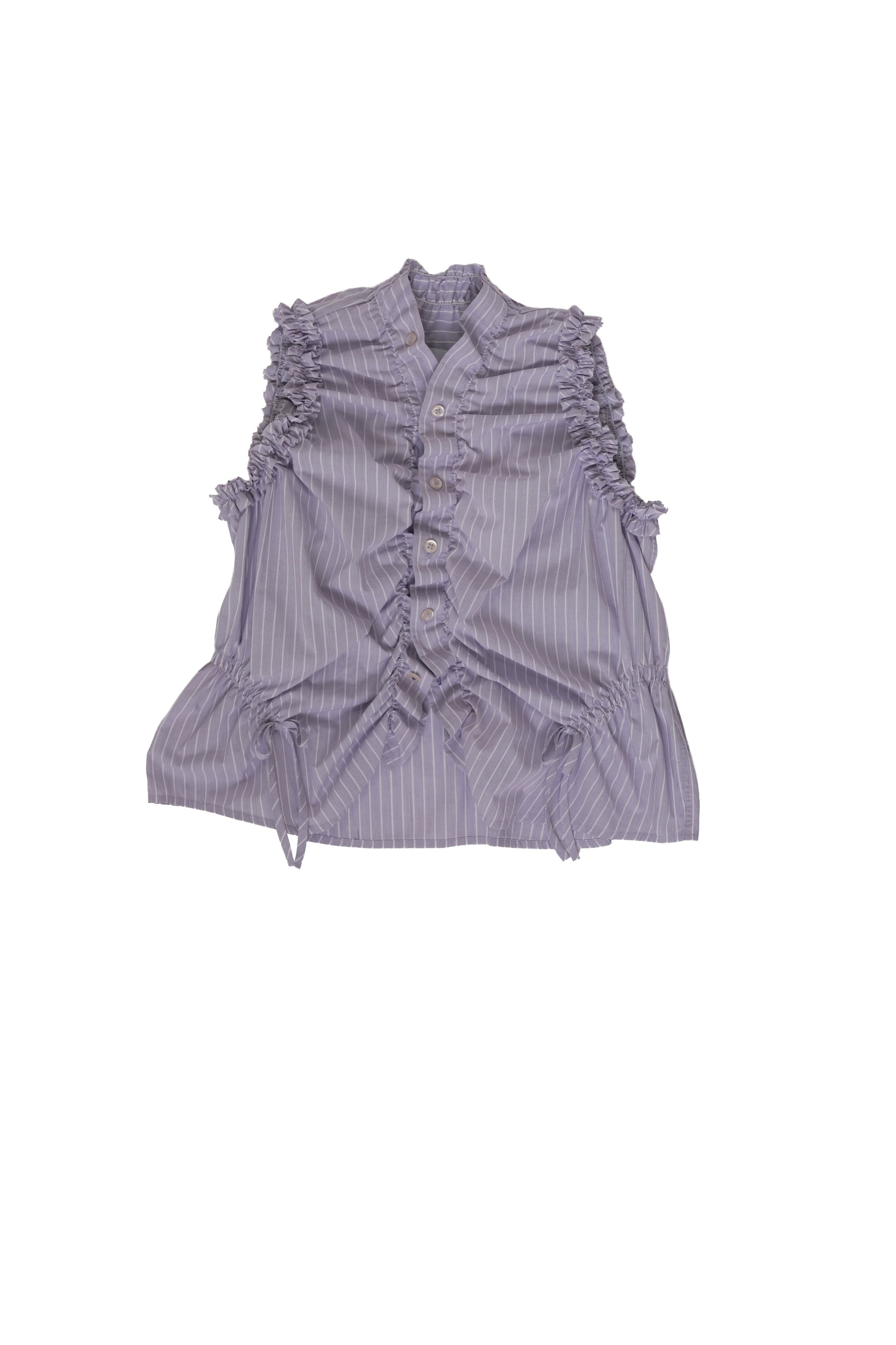 Halo Shirt - Lilac with white stripes