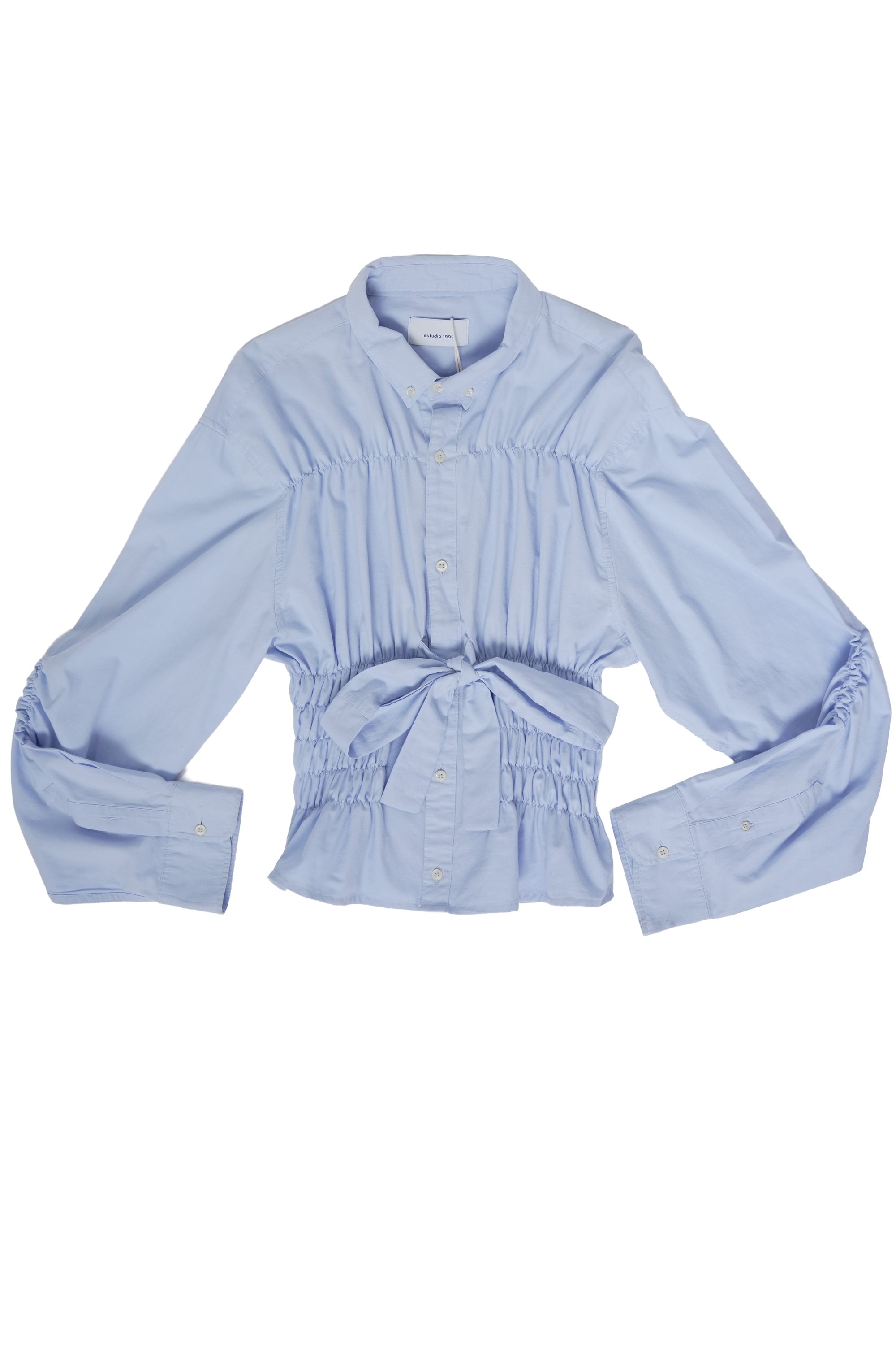 Camisa Corset - Azul Pastel