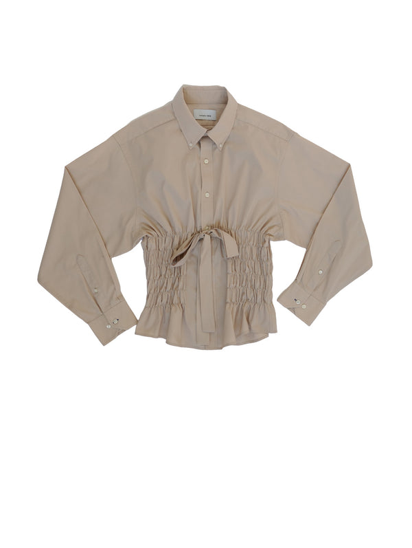 Corset Shirt - Beige