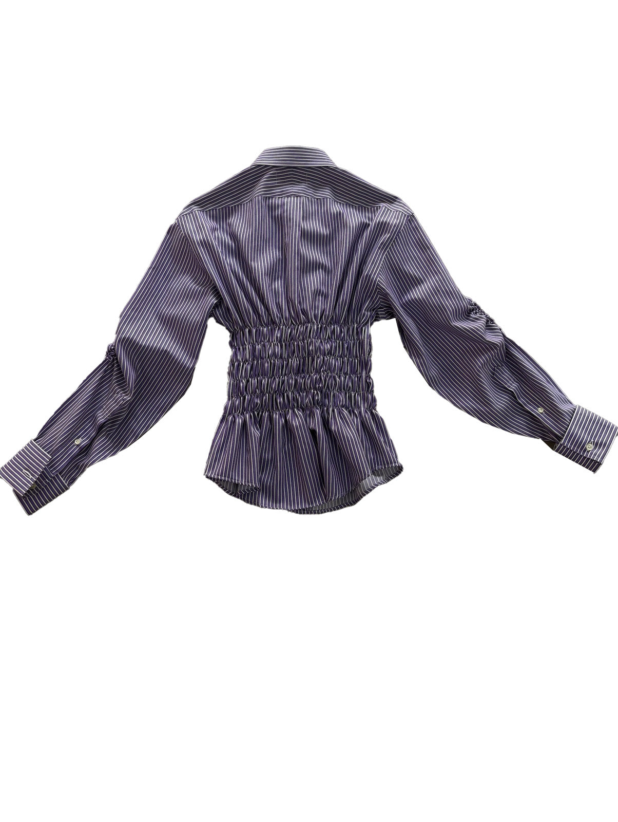 Camisa Corset  - Violeta a rayas
