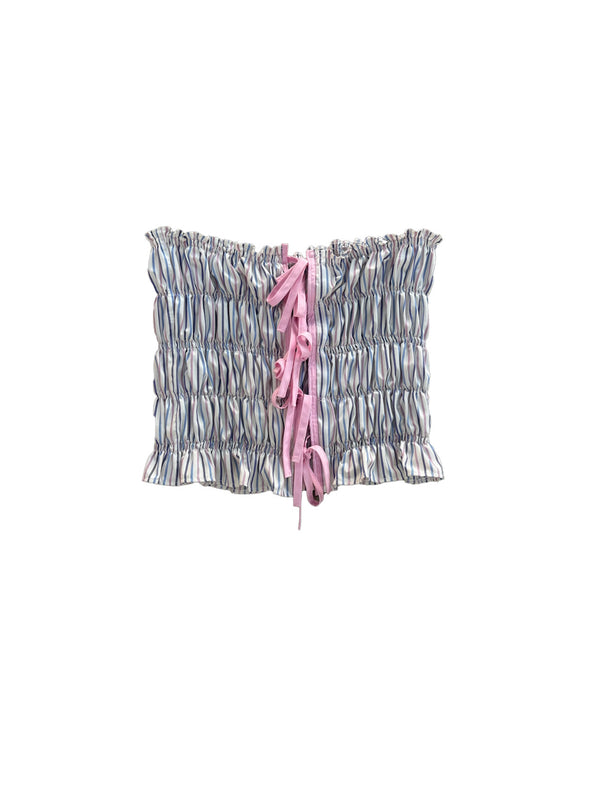 Bandeau - Rayas azul y rosa