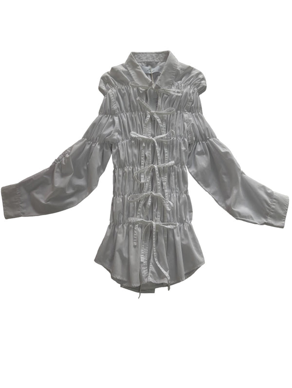 Camisa Espuma Larga - Blanca