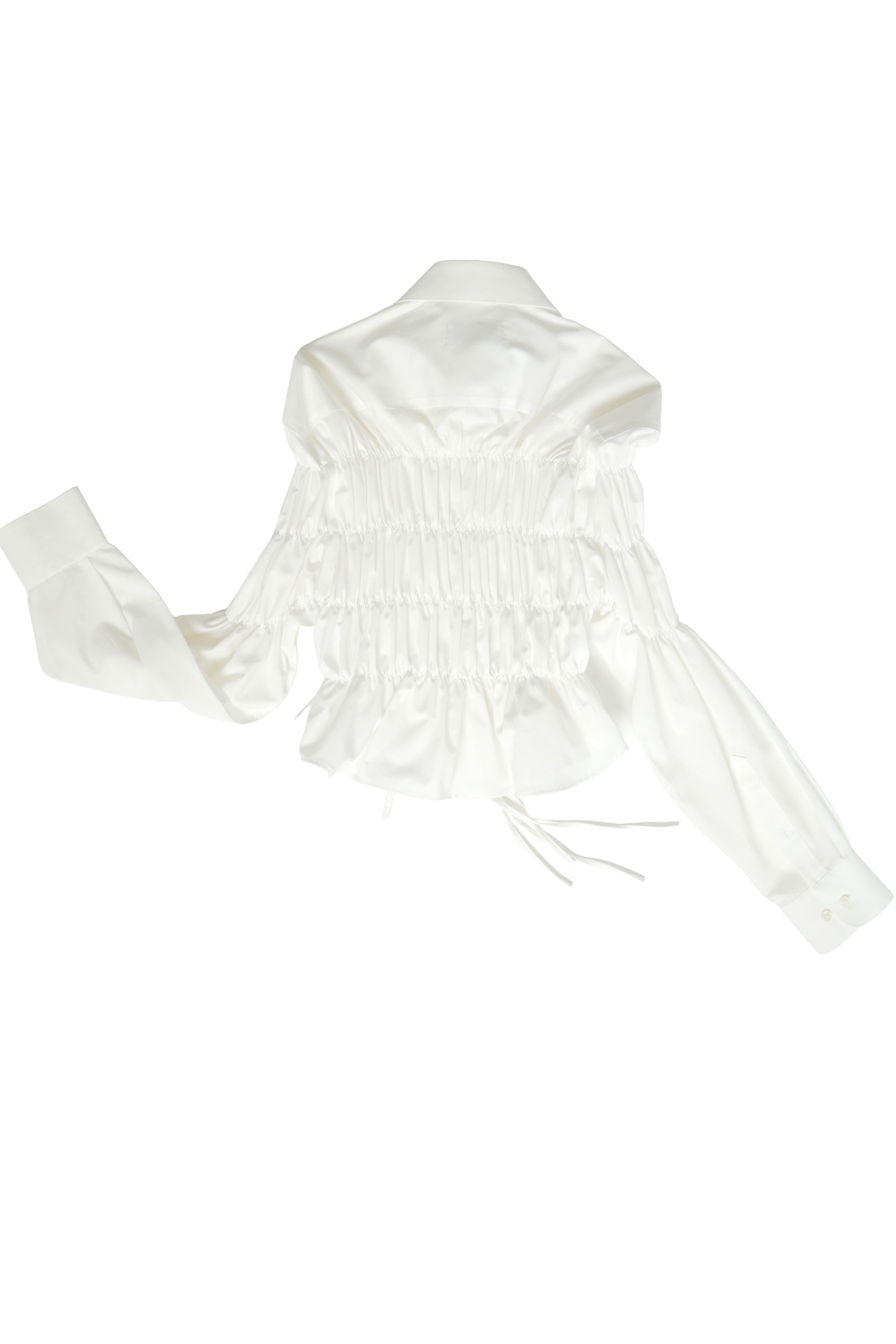 Camisa Espuma Corta - Blanca